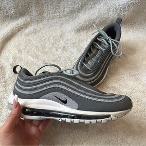 Nike Women’s Gray and White Air Max 97 Sneakers